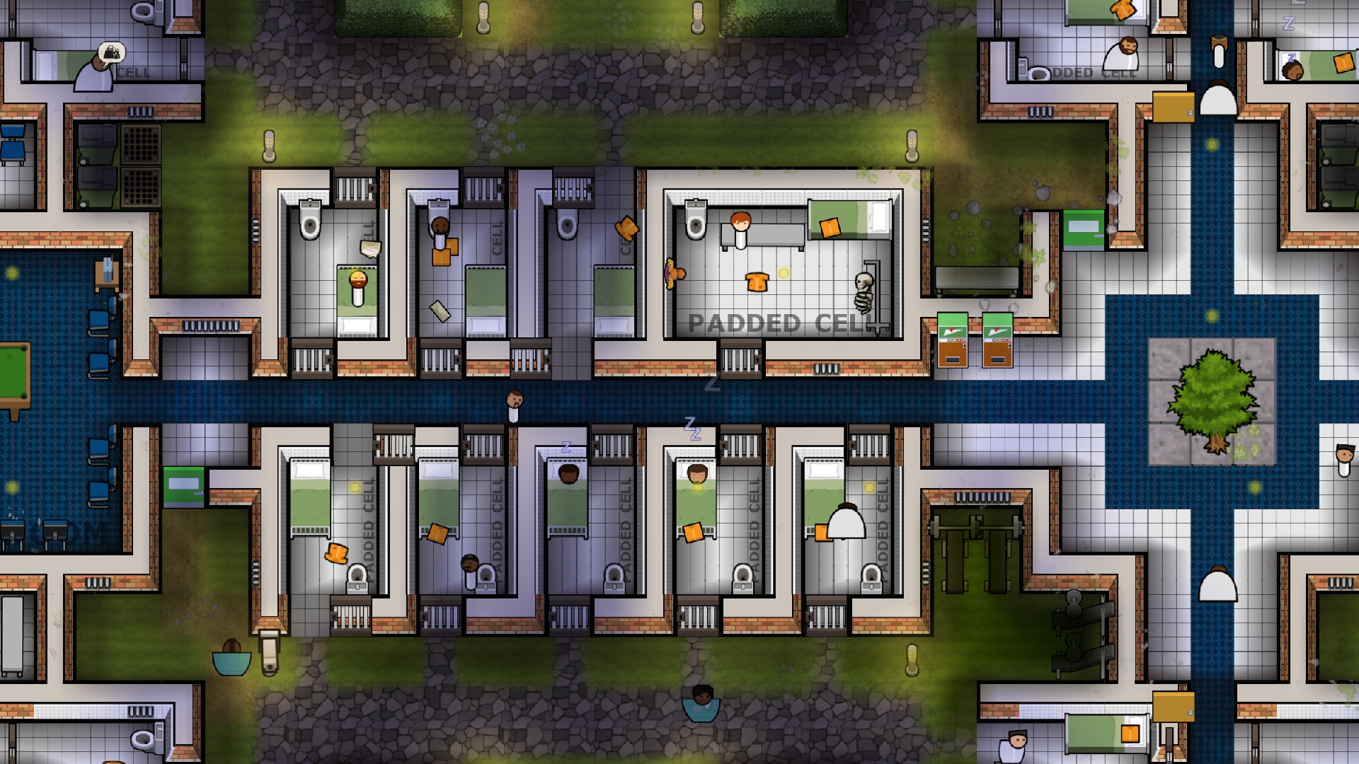 Скриншот из игры Prison Architect - Psych Ward: Warden