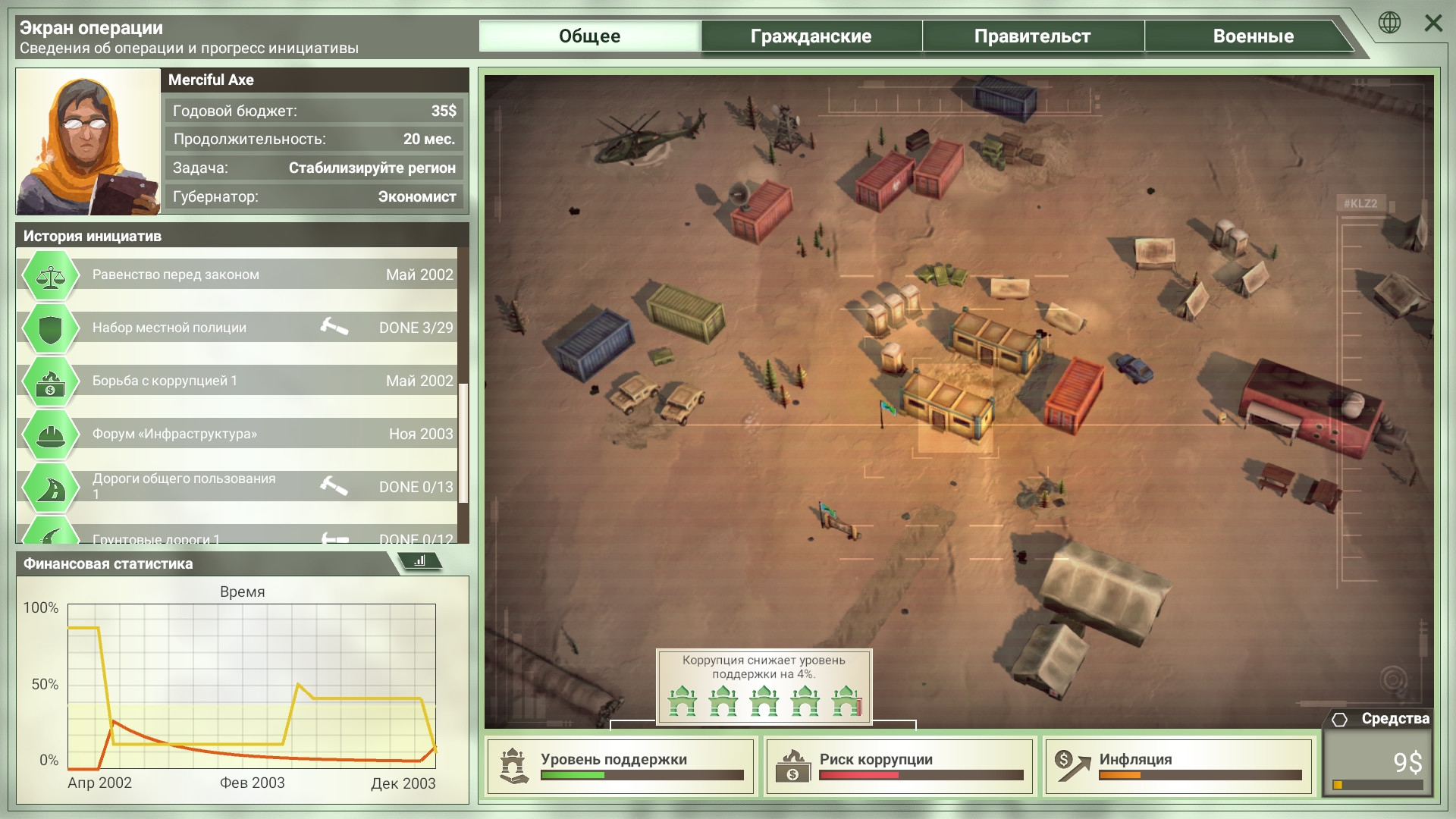 Скриншот из игры Rebel Inc: Escalation под номером 2