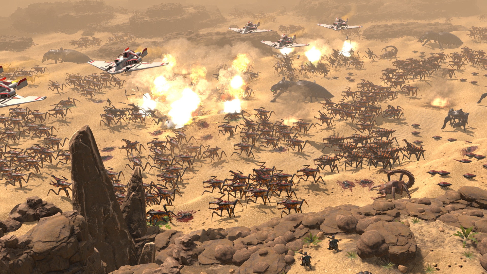 Скриншот из игры Starship Troopers: Terran Command под номером 2