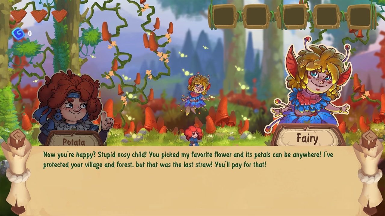 Скриншот из игры Potata: fairy flower под номером 4