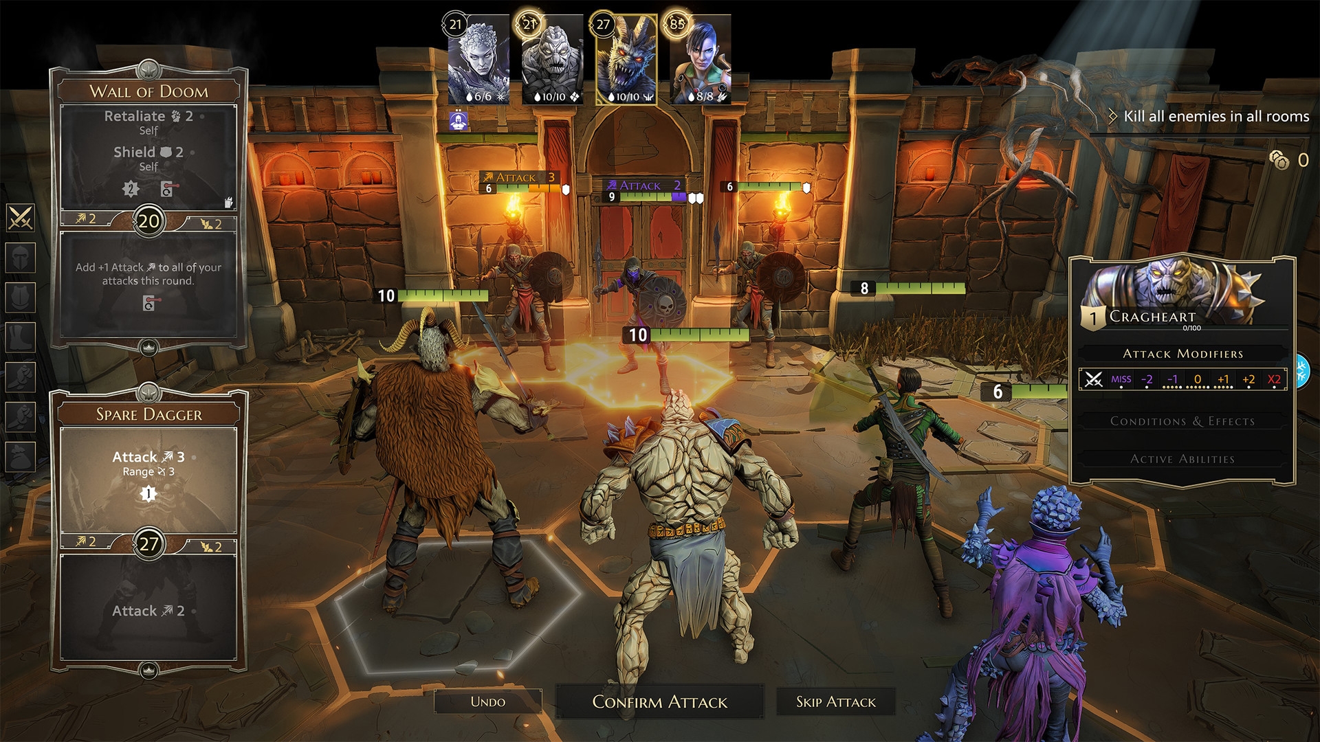 Скриншот из игры Gloomhaven под номером 9