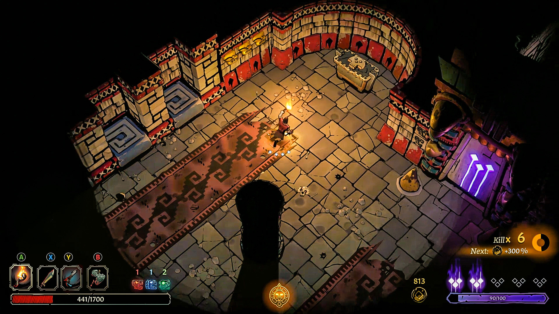 Скриншот из игры Curse of the Dead Gods под номером 3