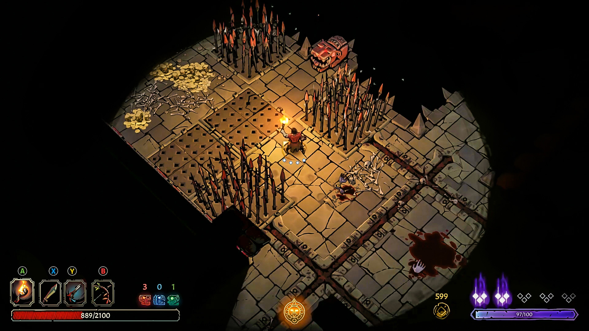 Скриншот из игры Curse of the Dead Gods под номером 6