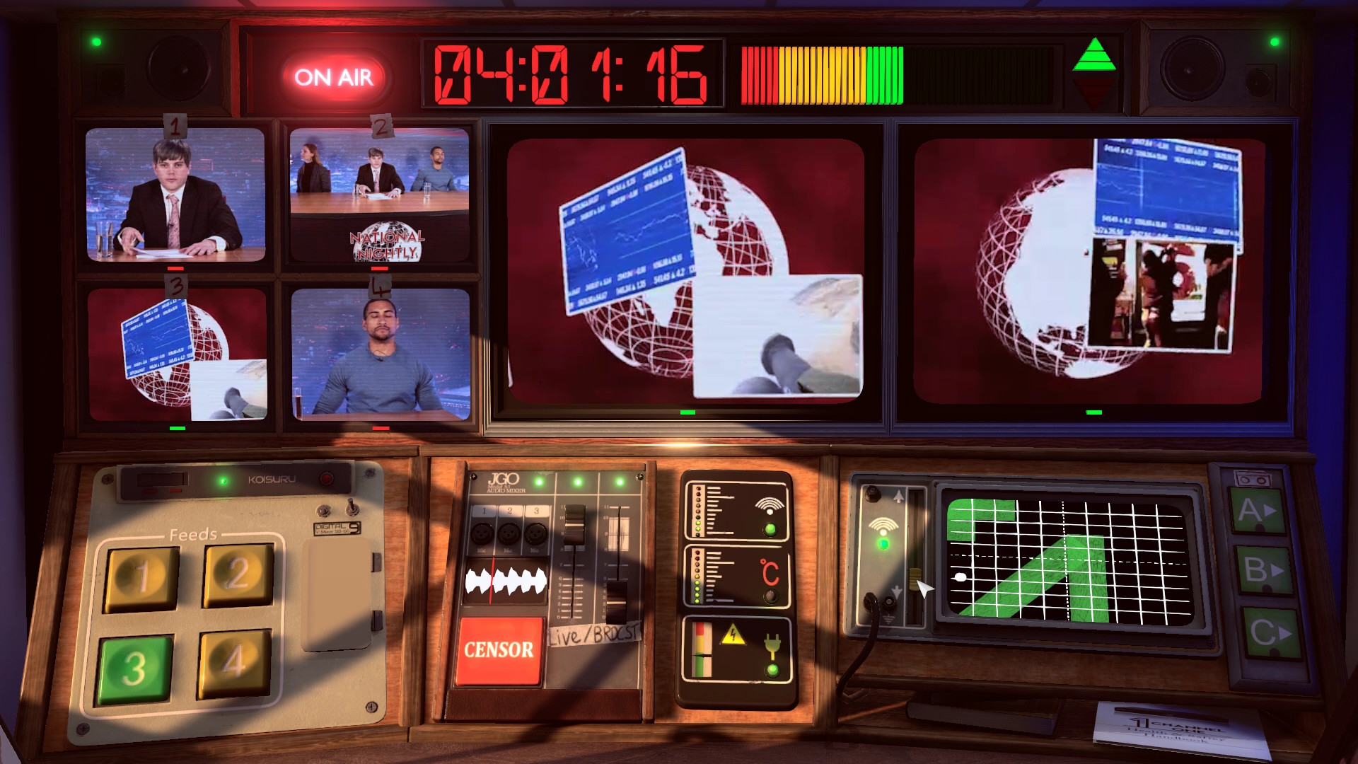 Скриншот из игры Not for Broadcast под номером 7