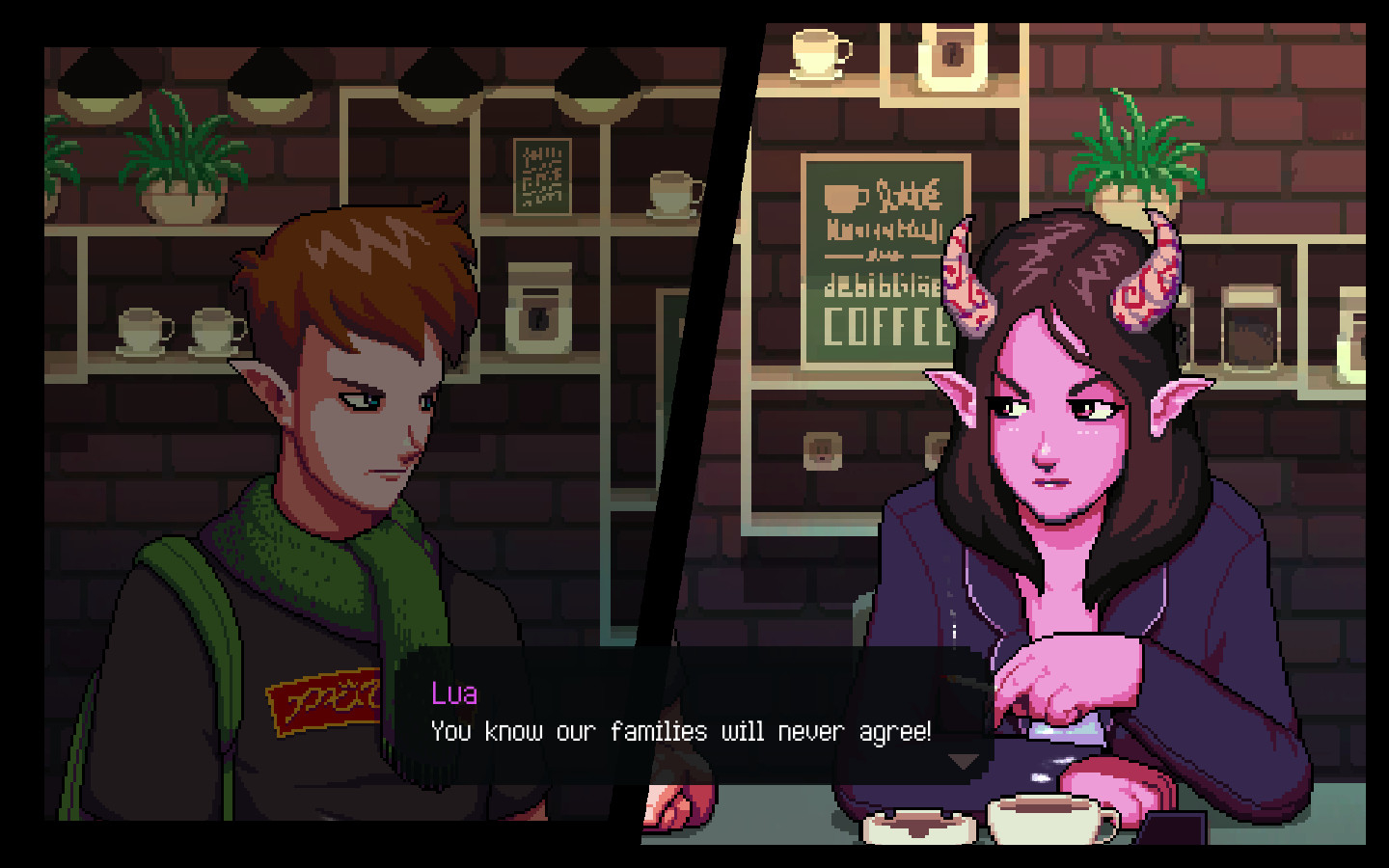 Скриншот из игры Coffee Talk под номером 6