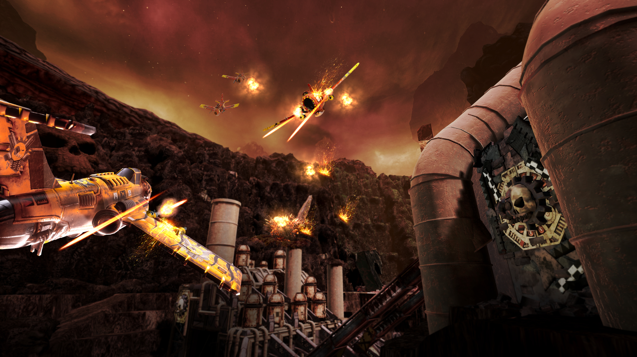 Скриншот из игры Warhammer 40,000: Dakka Squadron под номером 2