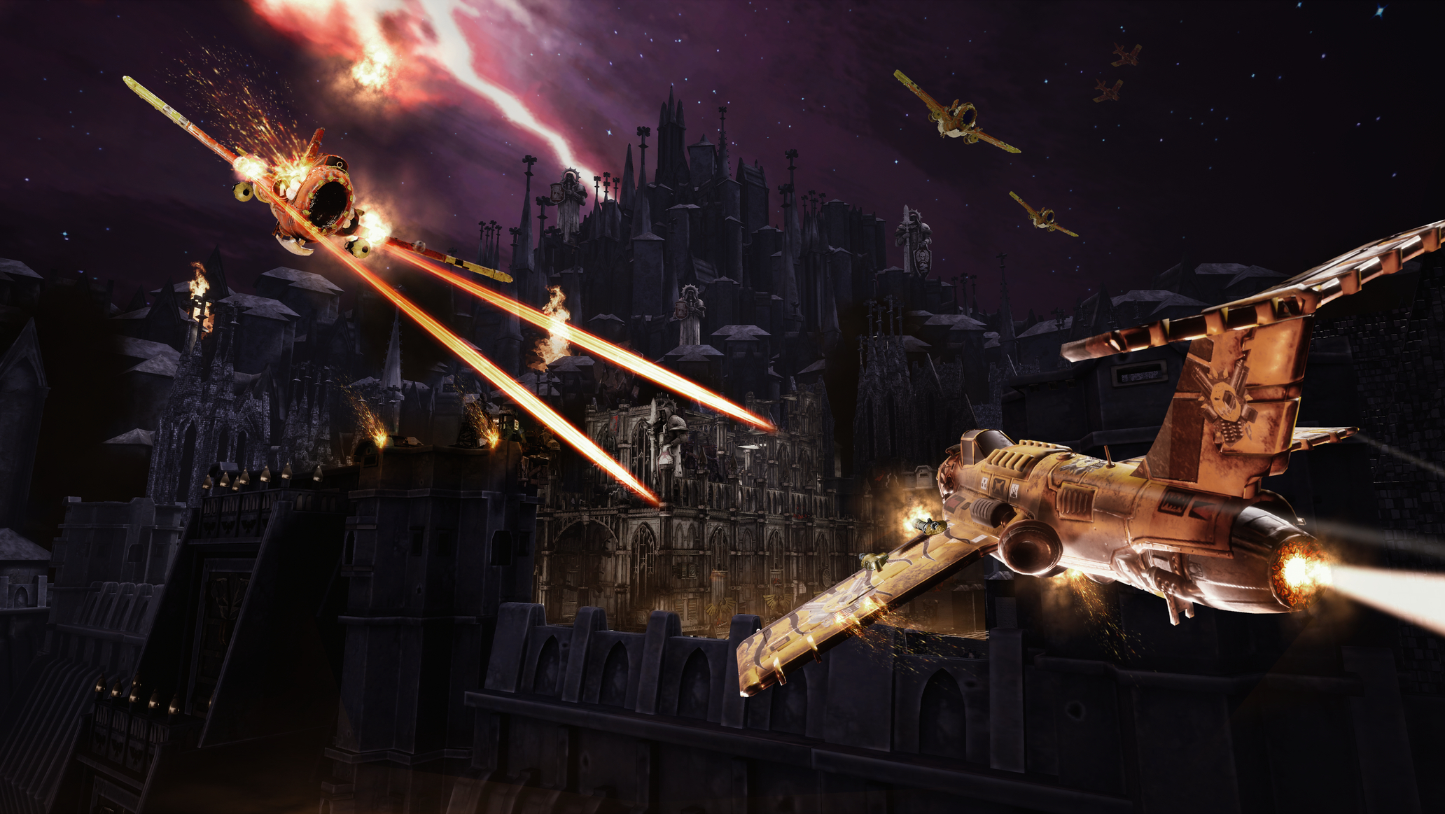 Скриншот из игры Warhammer 40,000: Dakka Squadron под номером 3