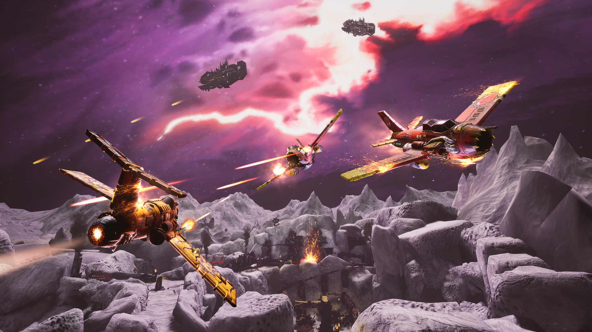 Скриншот из игры Warhammer 40,000: Dakka Squadron под номером 6