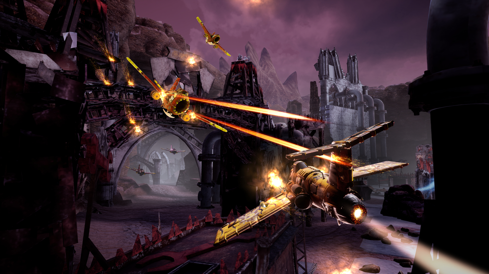 Скриншот из игры Warhammer 40,000: Dakka Squadron под номером 7