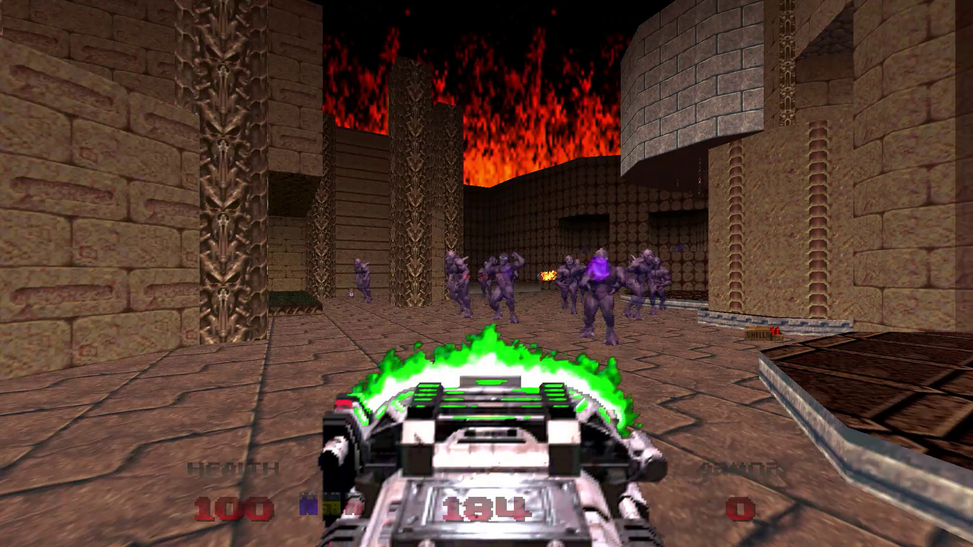 Скриншот из игры DOOM 64 под номером 10