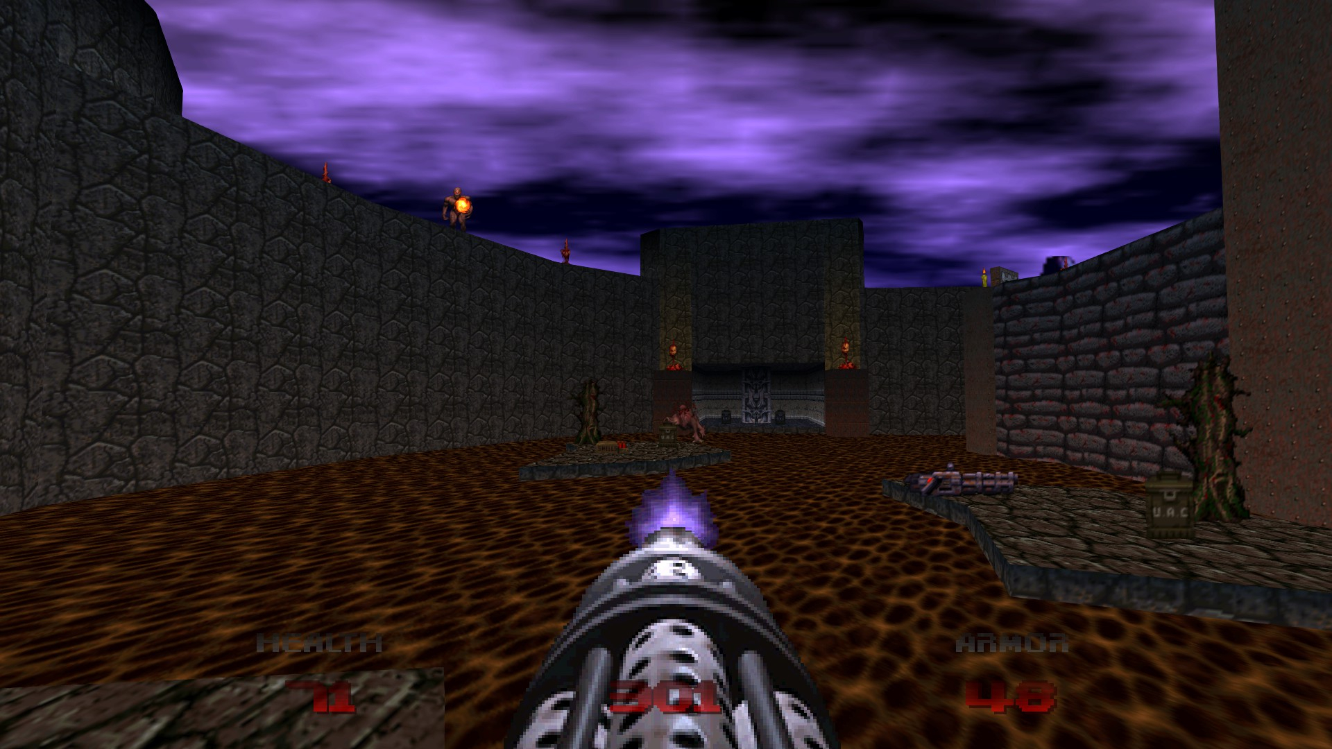 Скриншот из игры DOOM 64 под номером 3