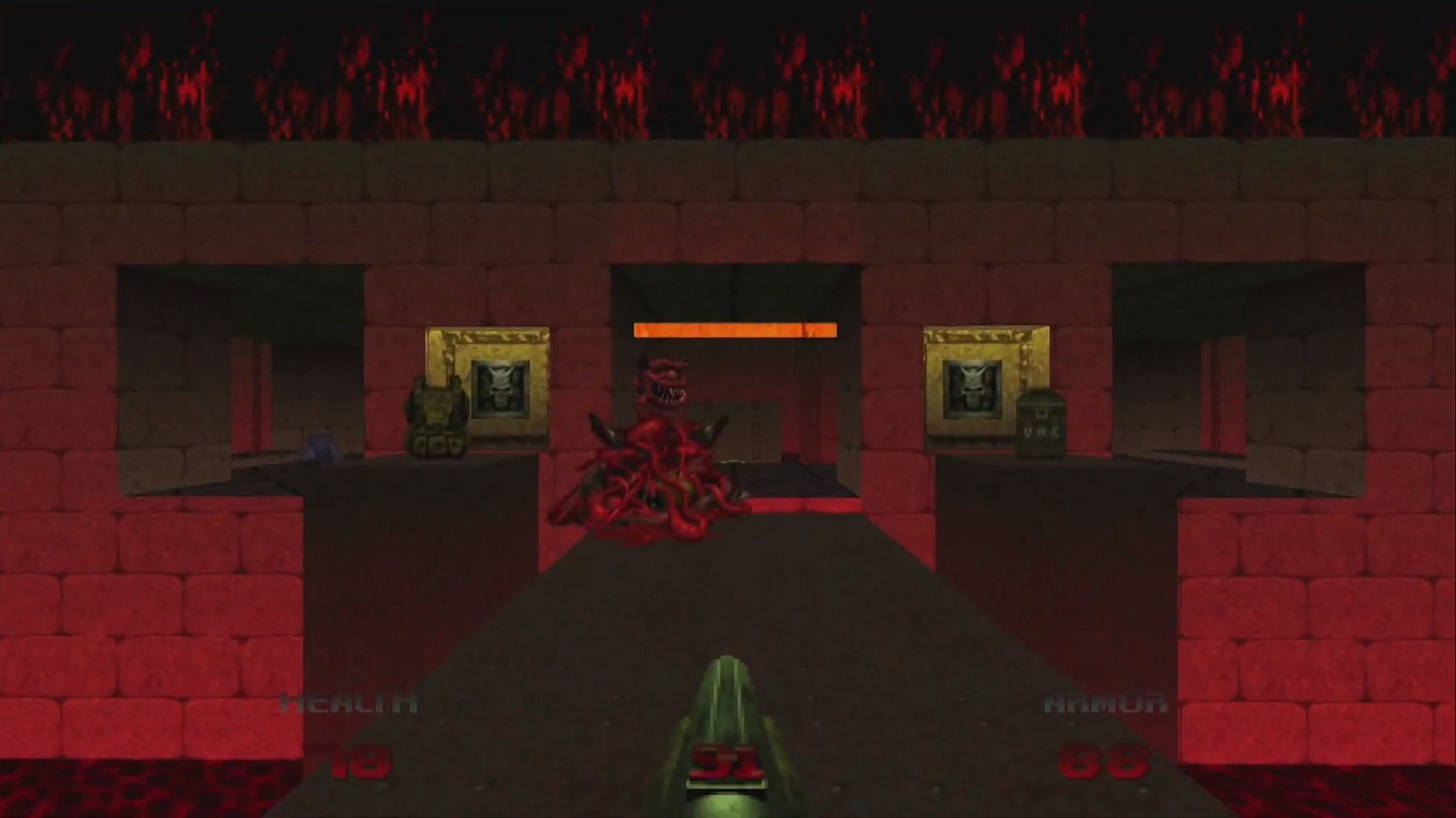 Скриншот из игры DOOM 64 под номером 5