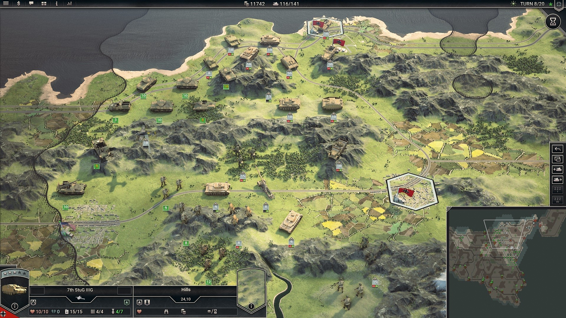 Скриншот из игры Panzer Corps 2 под номером 6