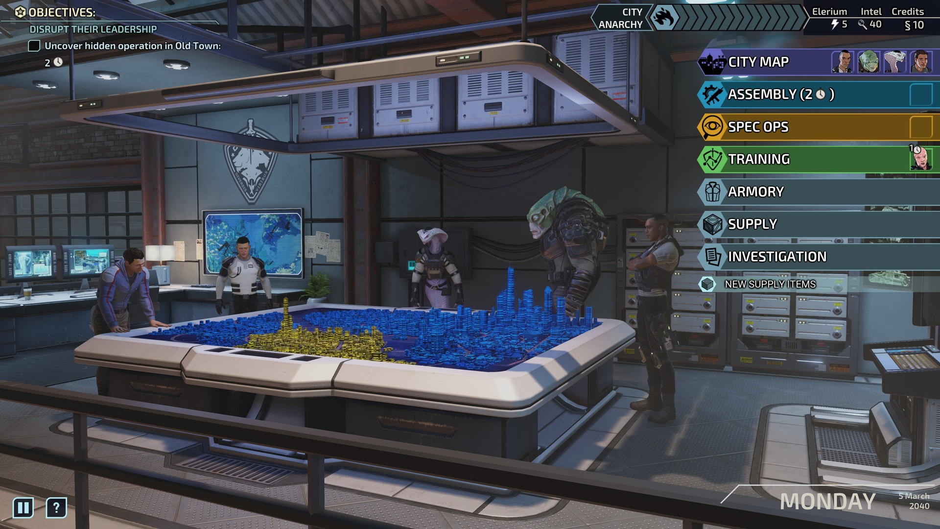 Скриншот из игры XCOM: Chimera Squad под номером 4