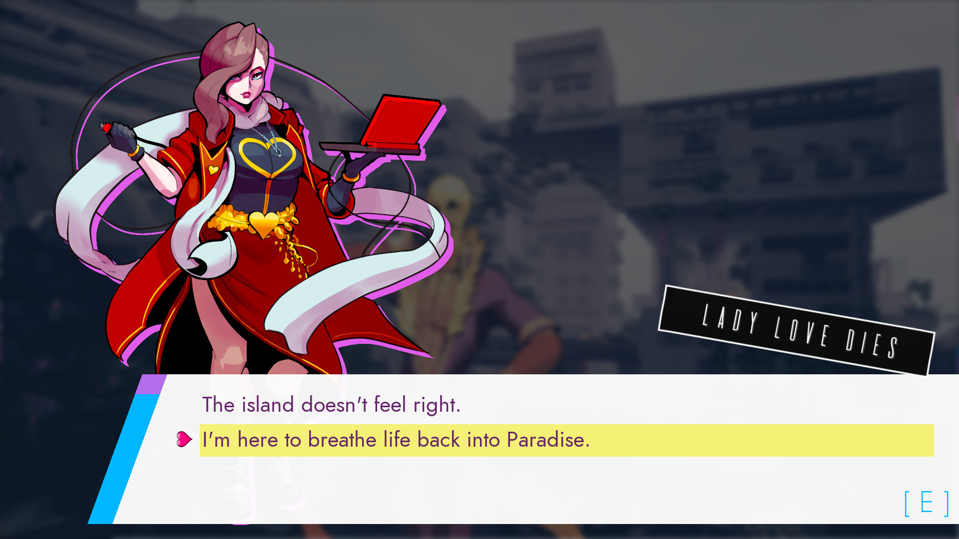 Скриншот из игры Paradise Killer под номером 1