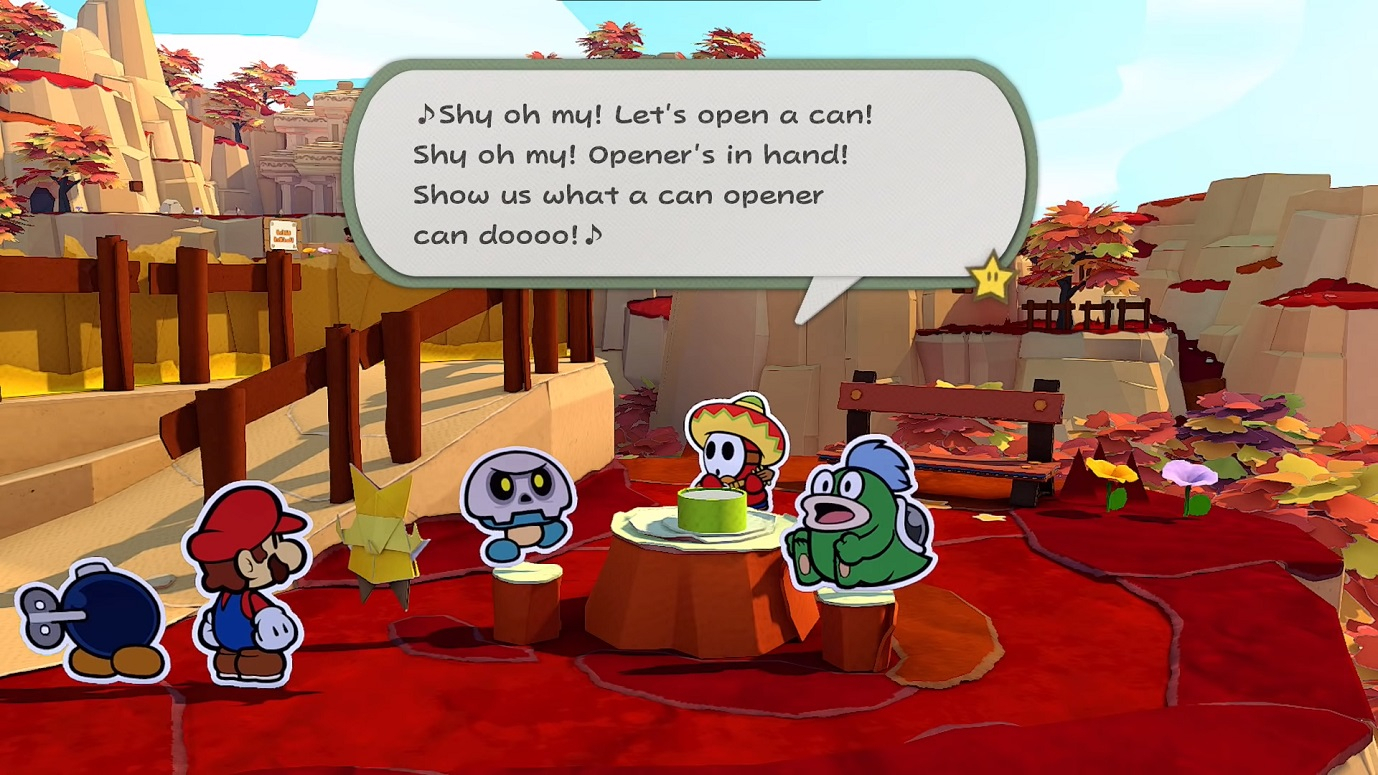 Скриншот из игры Paper Mario: The Origami King под номером 16