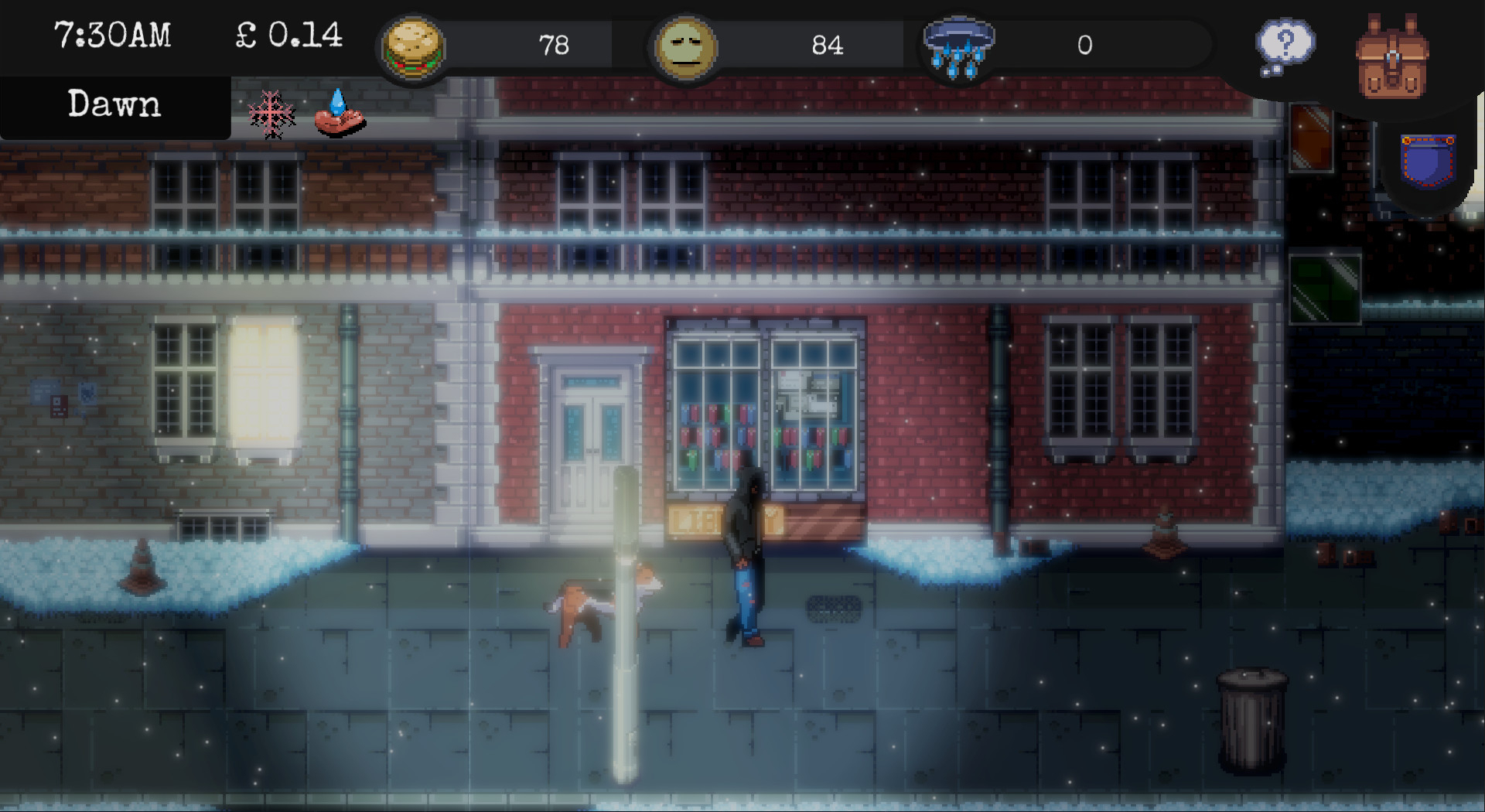 Скриншот из игры CHANGE: A Homeless Survival Experience под номером 4