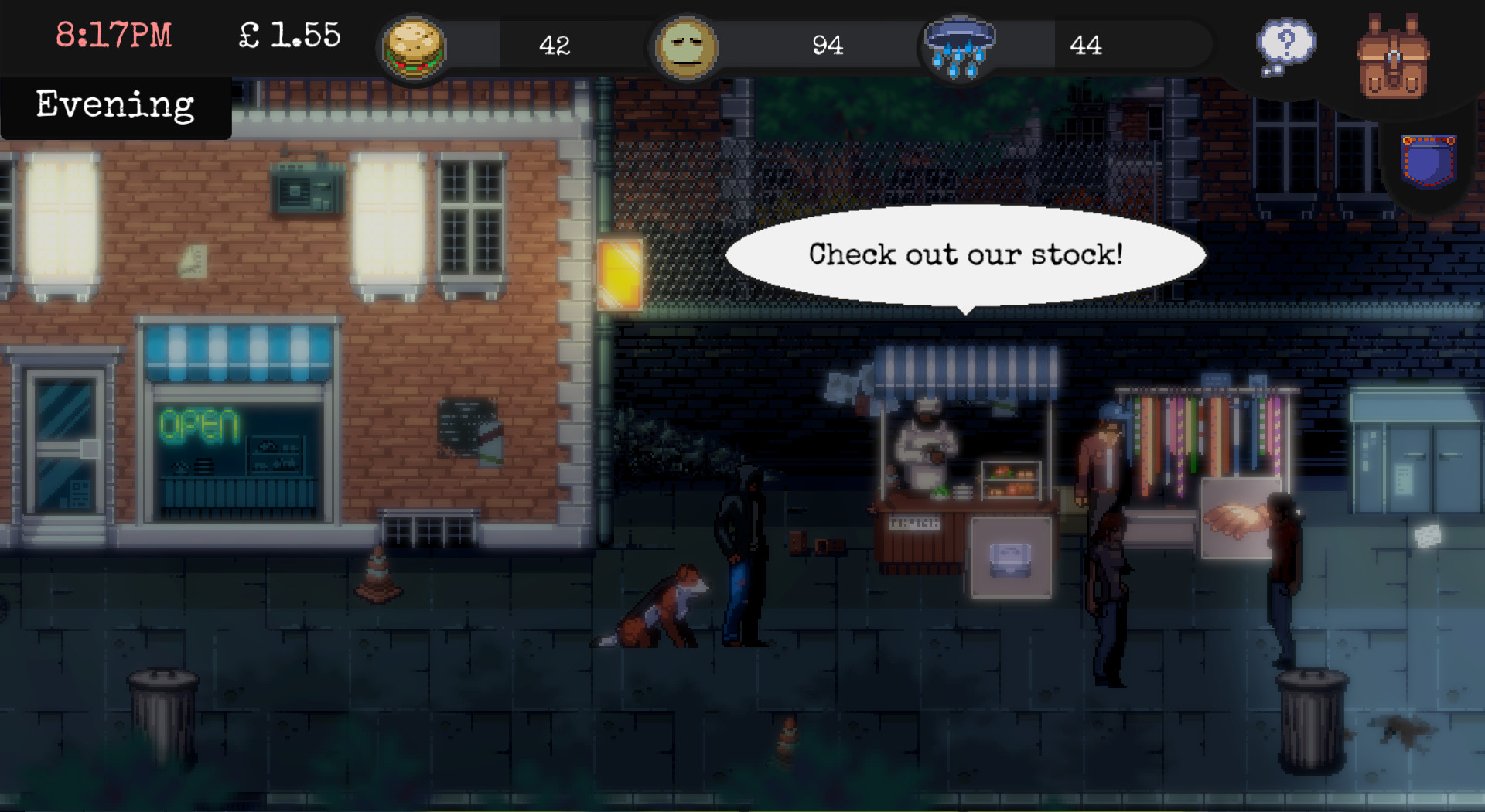Скриншот из игры CHANGE: A Homeless Survival Experience под номером 8