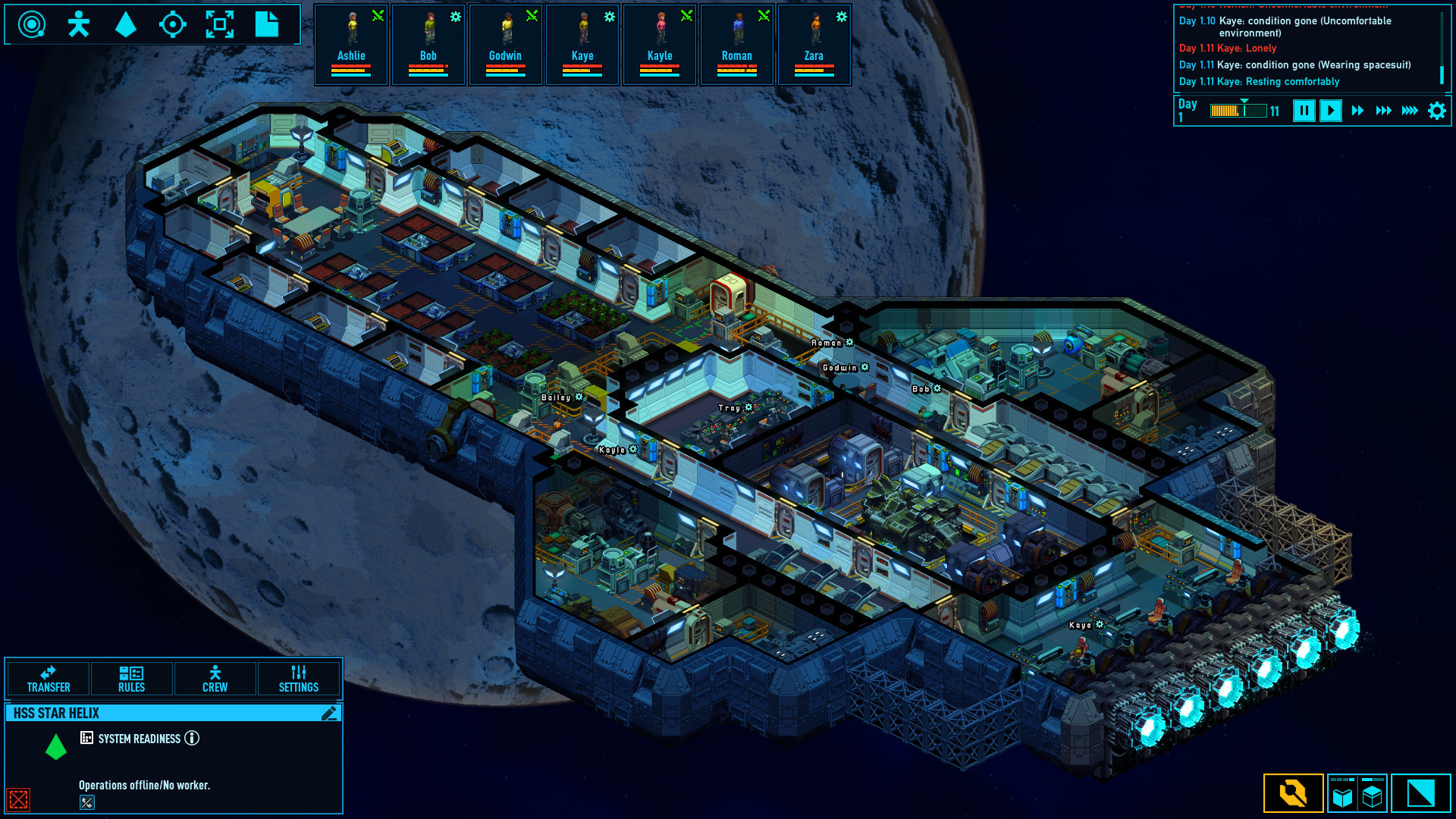 Скриншот из игры Space Haven под номером 2