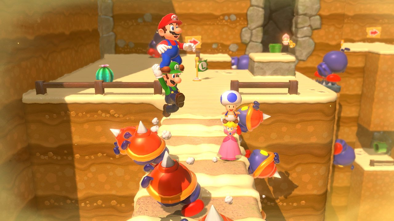 Скриншот из игры Super Mario 3D World +  Bowser