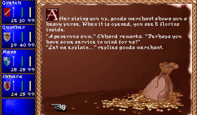 Скриншот из игры Darklands под номером 29