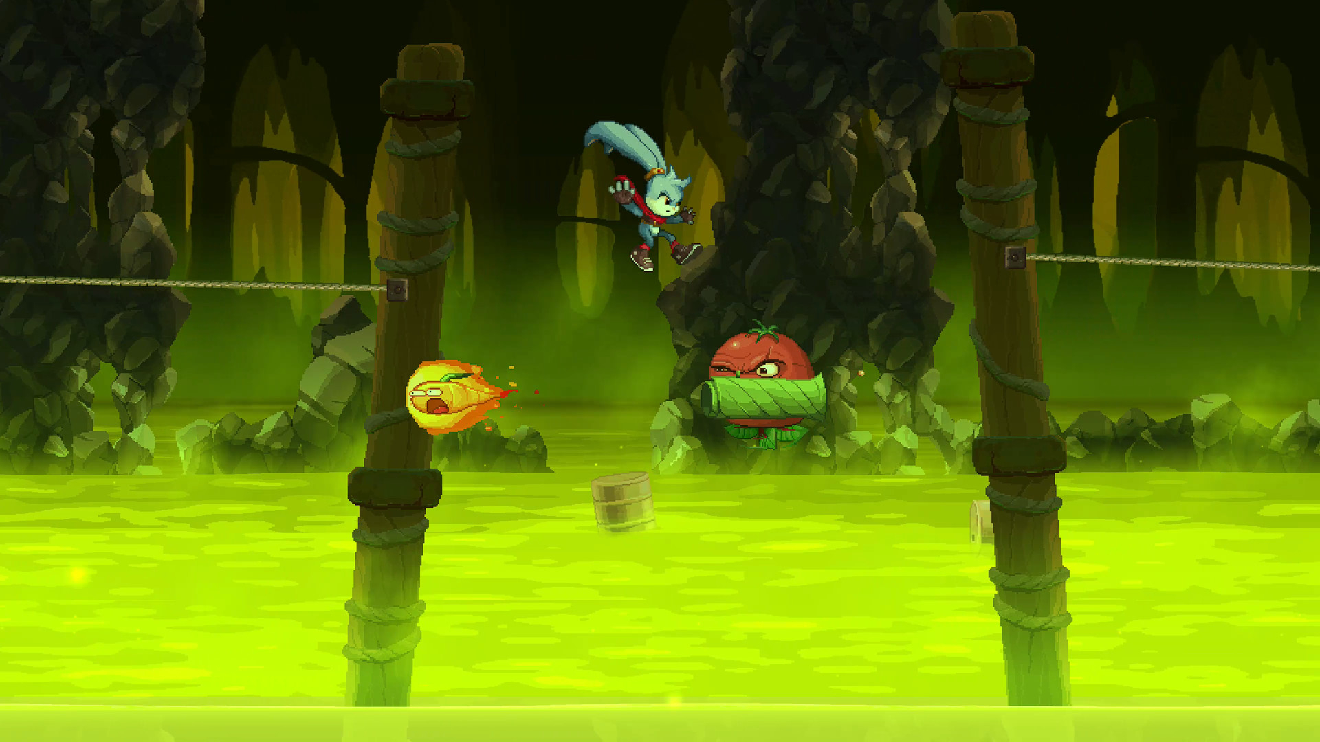 Скриншот из игры Kaze and the Wild Masks под номером 3