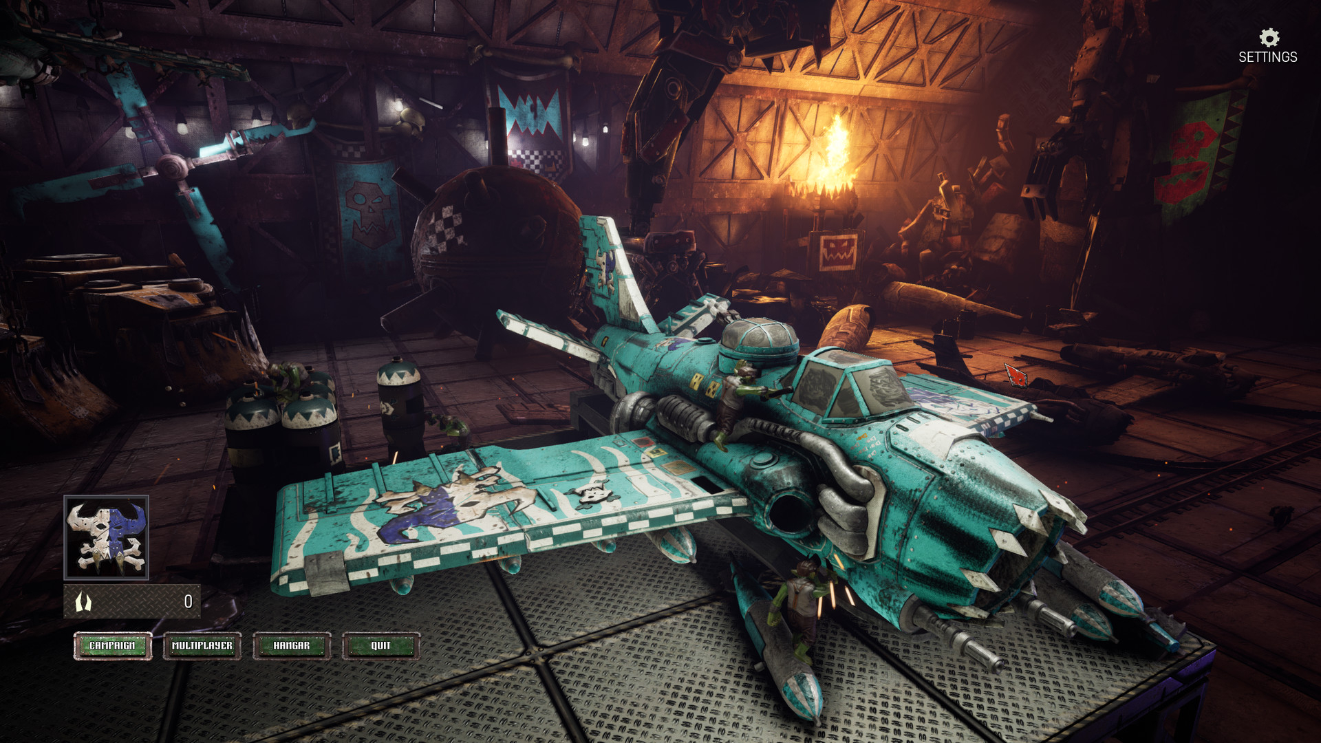 Скриншот из игры Warhammer 40,000: Dakka Squadron - Flyboyz Edition под номером 8