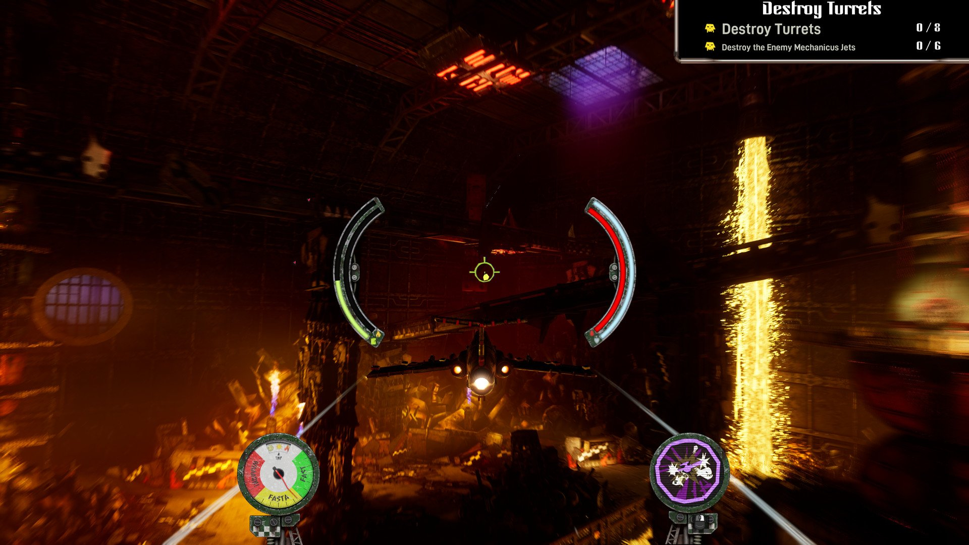 Скриншот из игры Warhammer 40,000: Dakka Squadron - Flyboyz Edition под номером 9