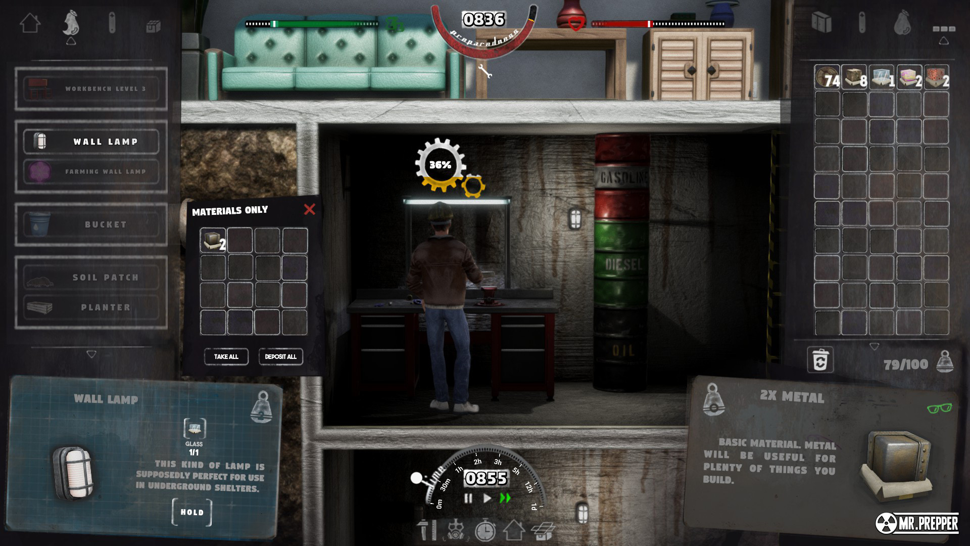 Скриншот из игры Mr. Prepper под номером 9