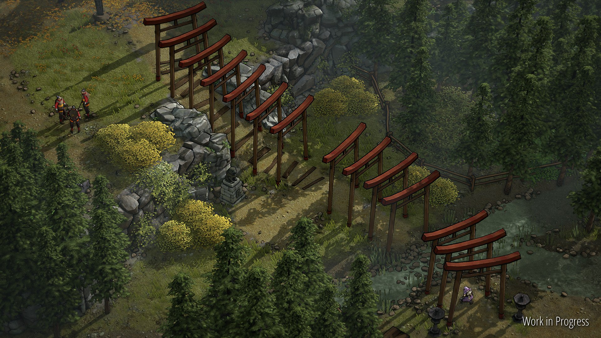Скриншот из игры Shadow Tactics: Blades of the Shogun - Aiko
