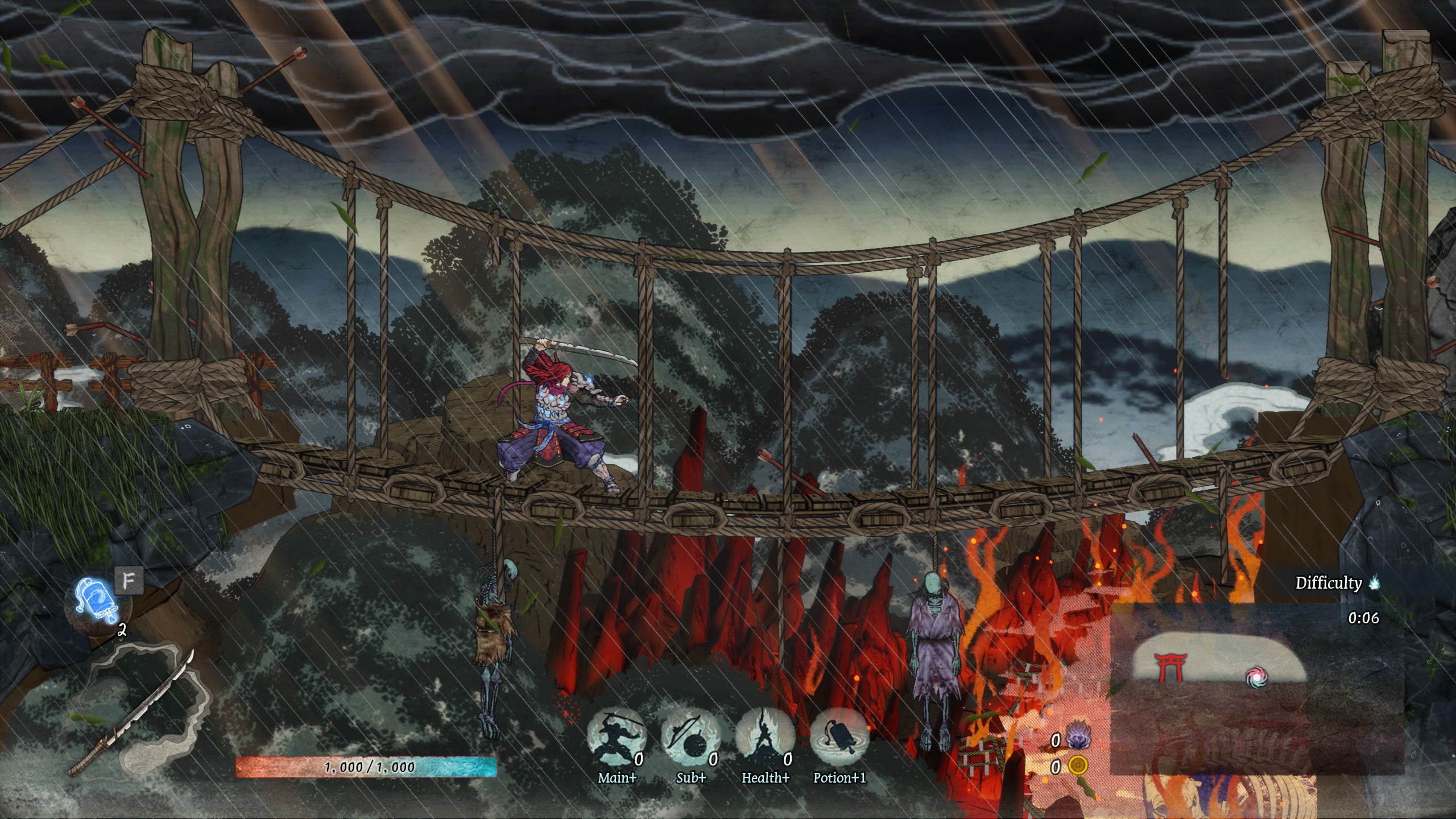 Скриншот из игры GetsuFumaDen: Undying Moon под номером 2