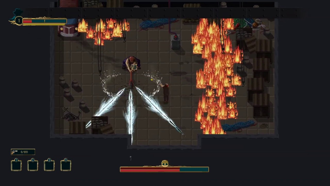 Скриншот из игры Pecaminosa - A Pixel Noir Game под номером 2