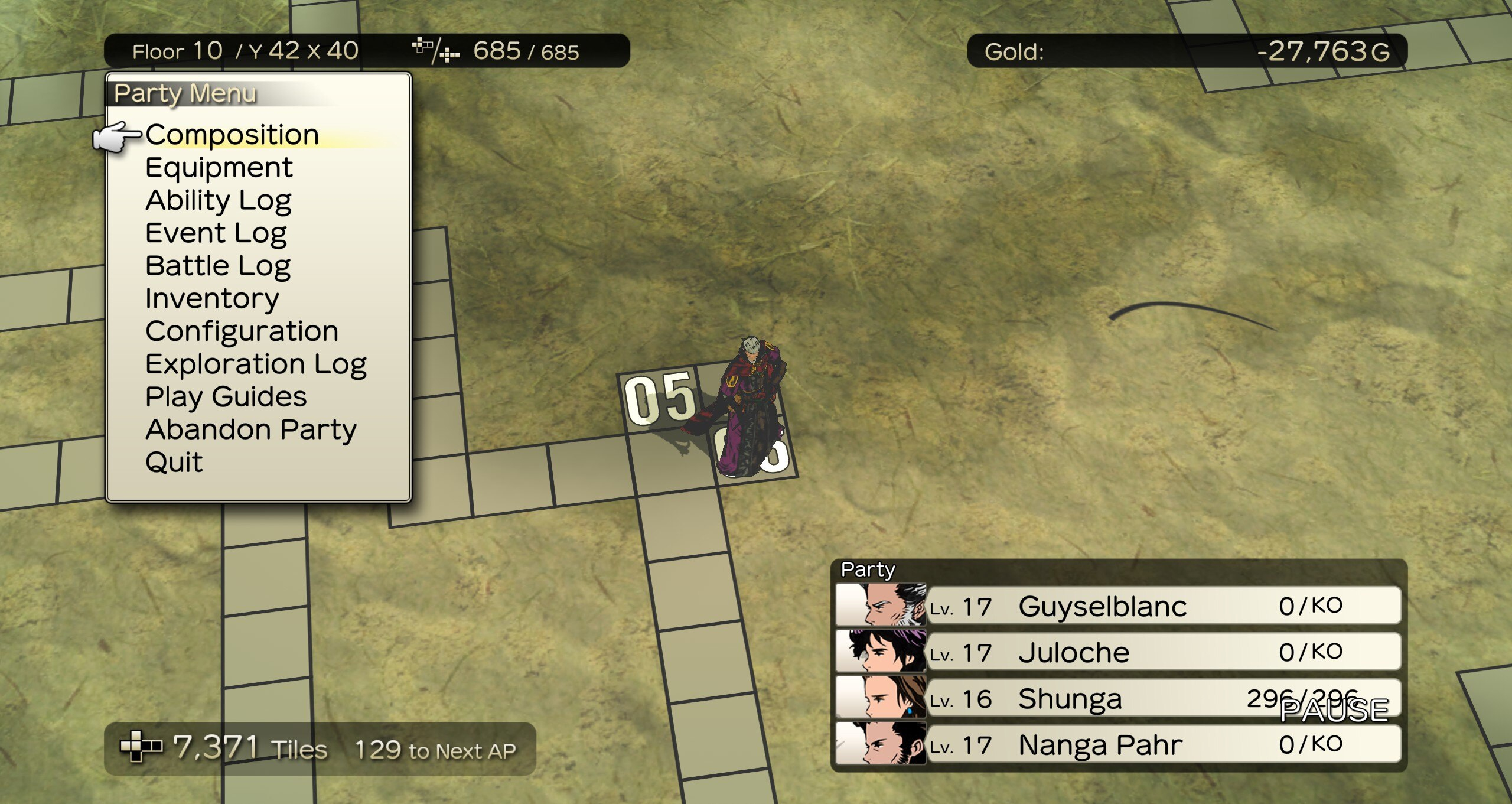 Скриншот из игры Dungeon Encounters под номером 3