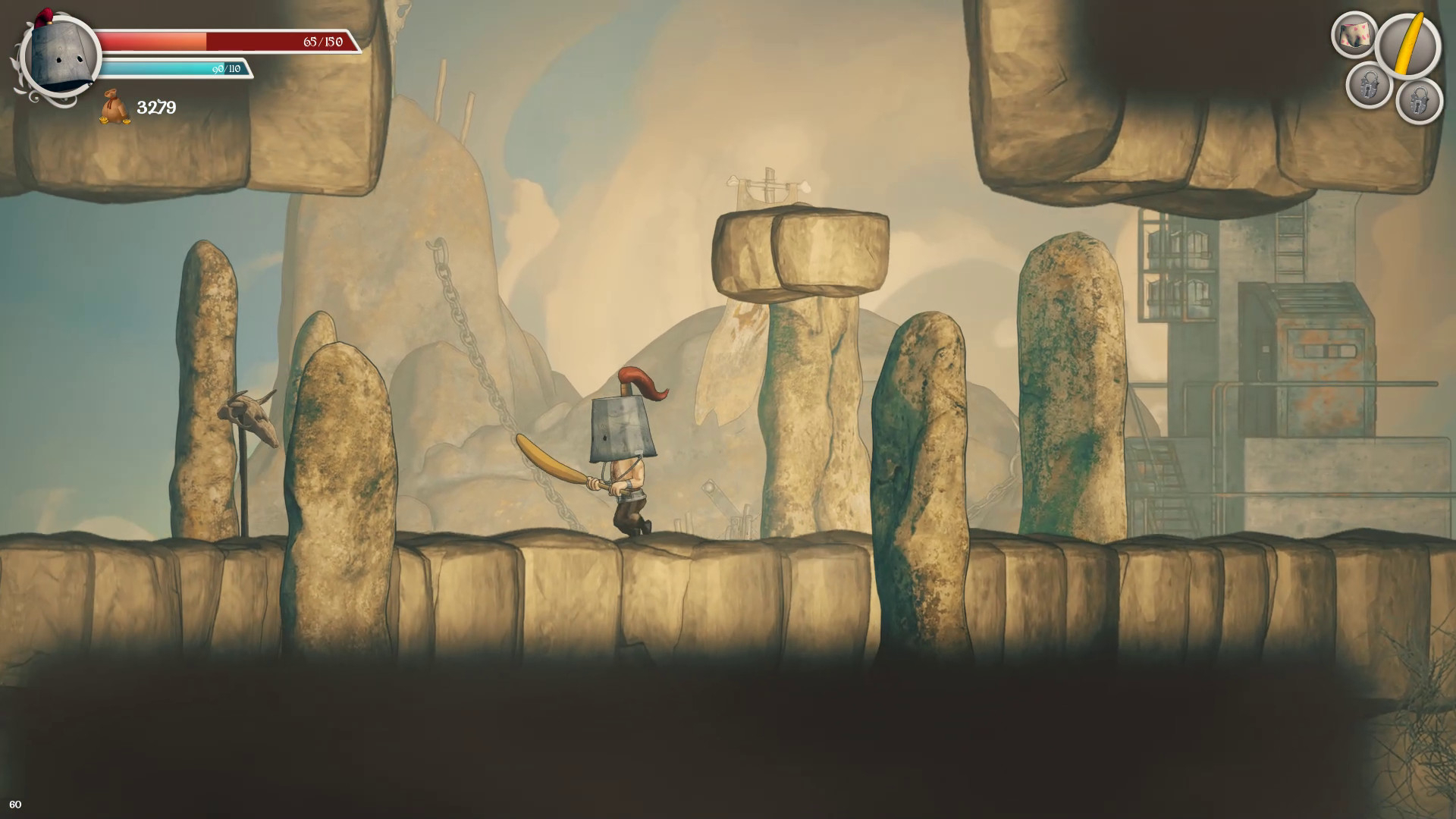 Скриншот из игры Clunky Hero под номером 1