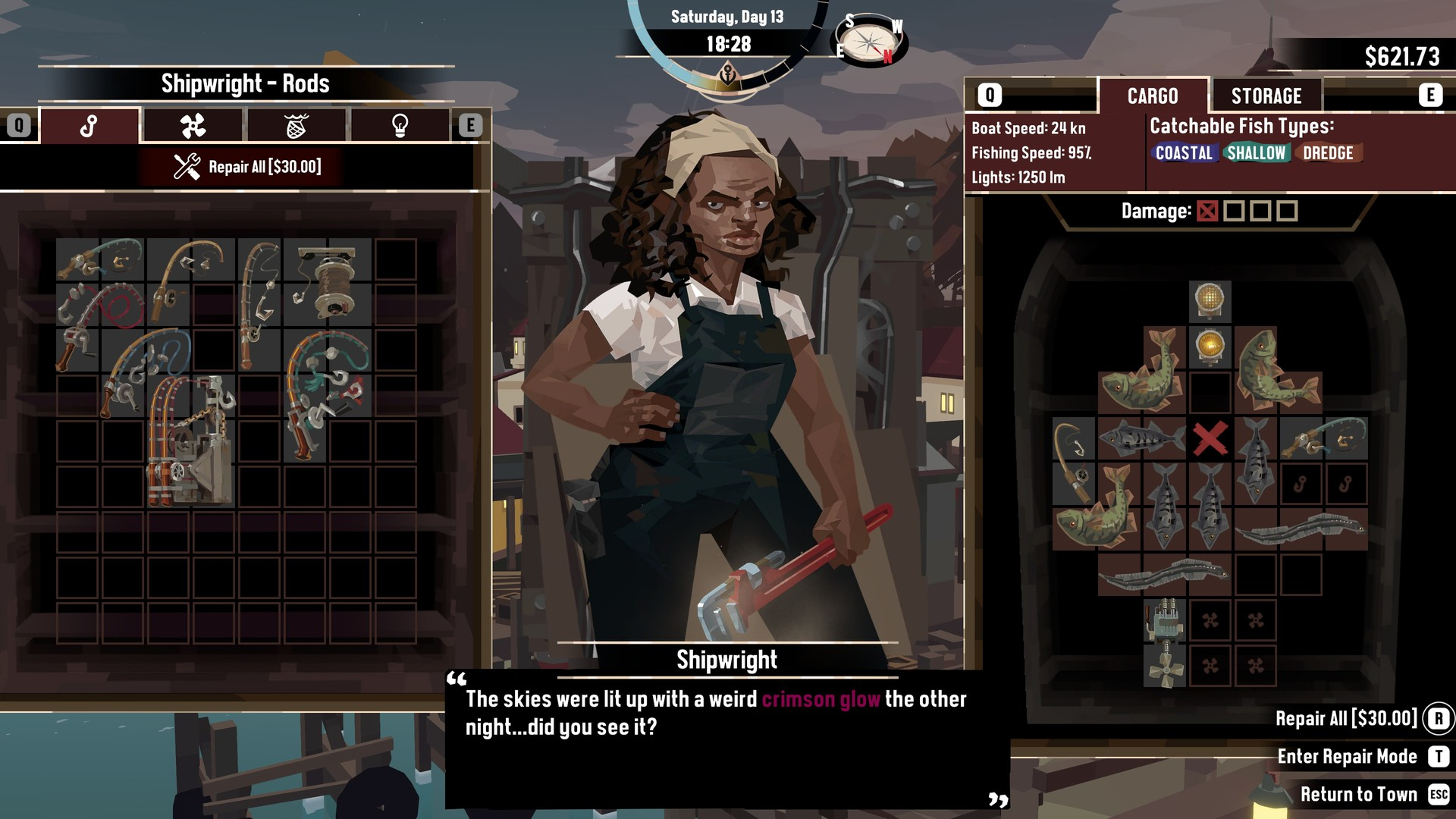 Скриншот из игры DREDGE под номером 2