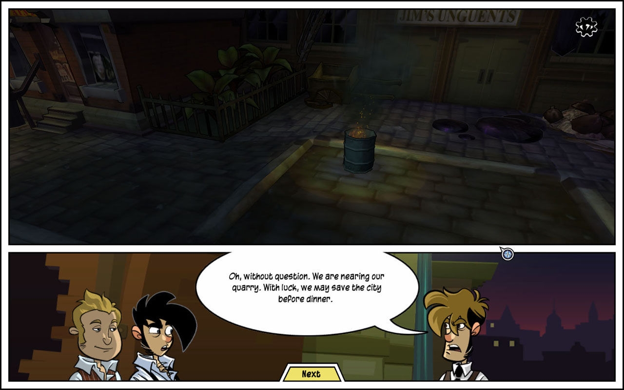 Скриншот из игры Penny Arcade Adventures: On the Rain-Slick Precipice of Darkness, Episode One под номером 2