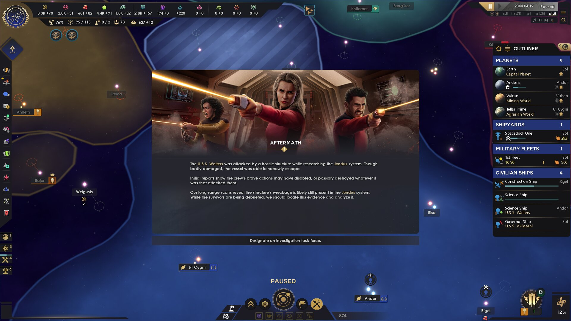 Скриншот из игры Star Trek: Infinite под номером 1
