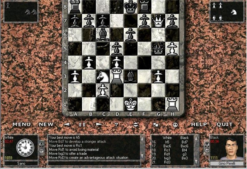 Скриншот из игры Perfect Checkmate под номером 3