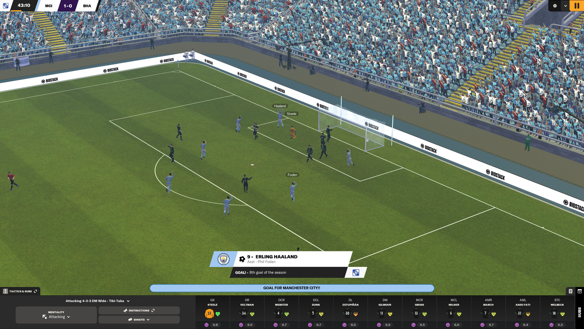 Скриншот из игры Football Manager 2024 под номером 1