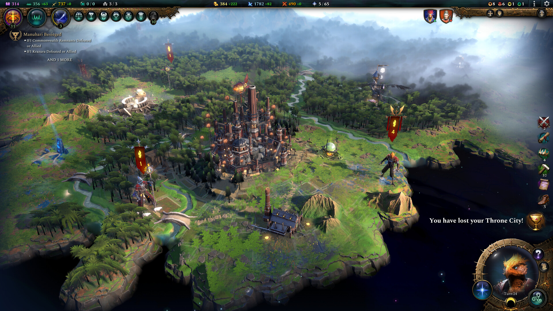 Скриншот из игры Age of Wonders 4: Empires & Ashes под номером 1