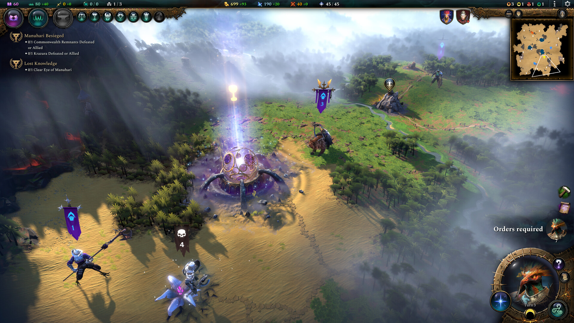 Скриншот из игры Age of Wonders 4: Empires & Ashes под номером 4