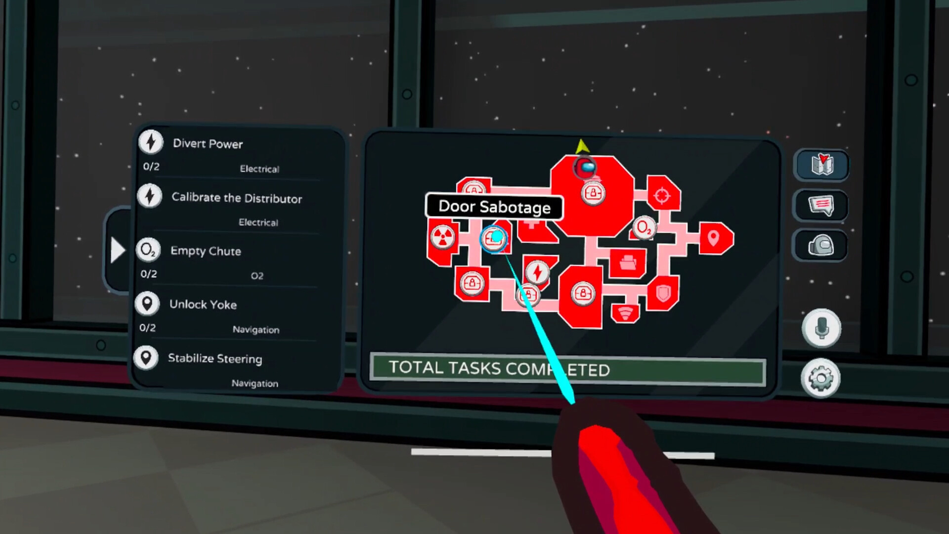 Скриншот из игры Among Us VR под номером 4