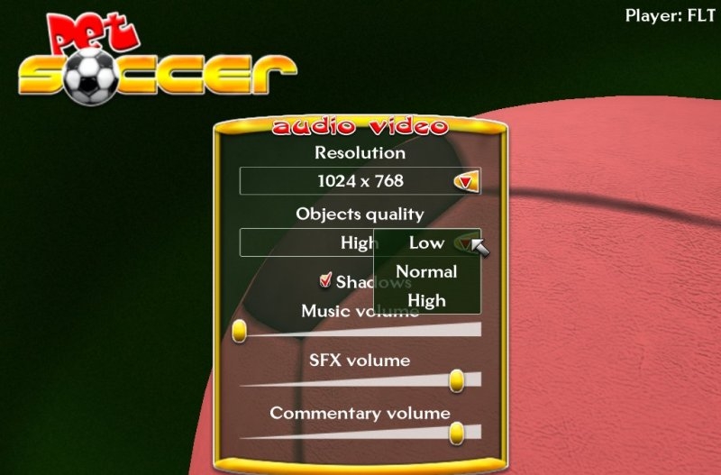 Скриншот из игры Pet Soccer под номером 8