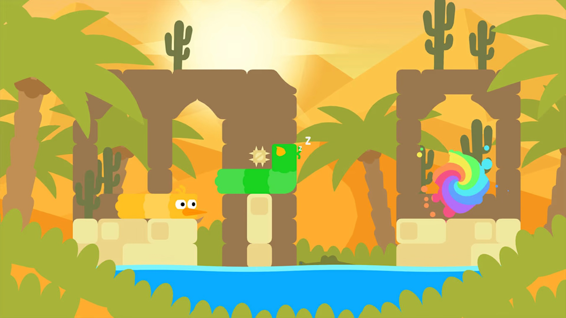 Скриншот из игры Snakebird Complete под номером 2
