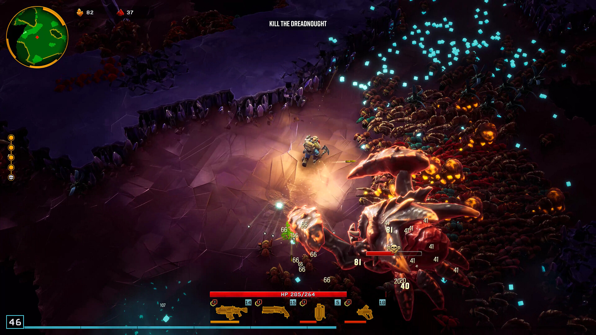 Скриншот из игры Deep Rock Galactic: Survivor под номером 9