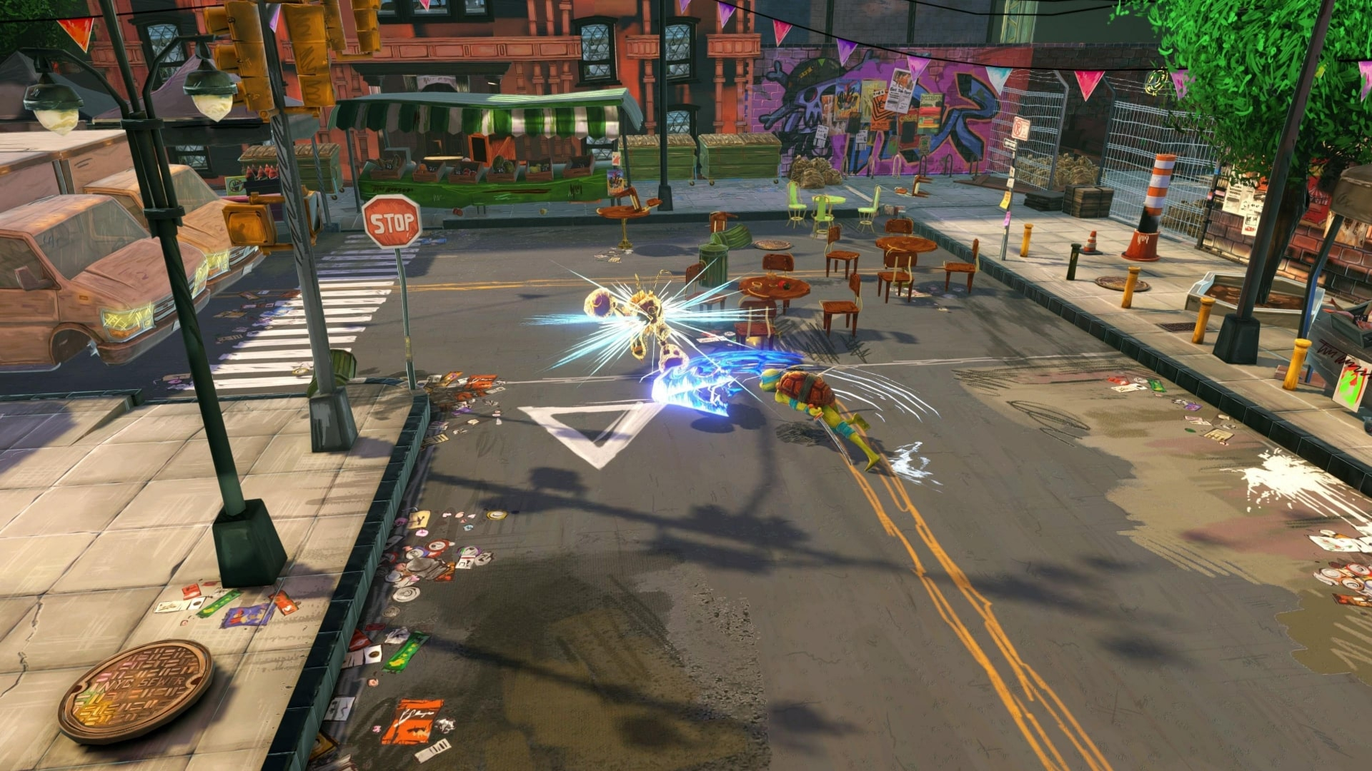 Скриншот из игры Teenage Mutant Ninja Turtles: Mutants Unleashed под номером 1