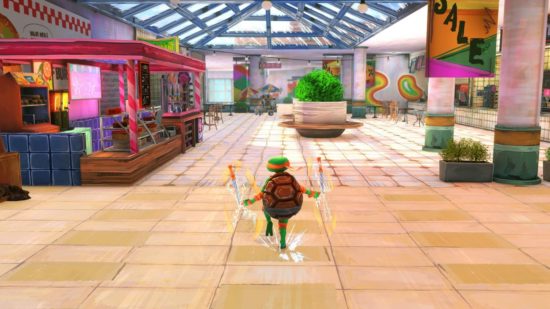 Скриншот из игры Teenage Mutant Ninja Turtles: Mutants Unleashed под номером 3