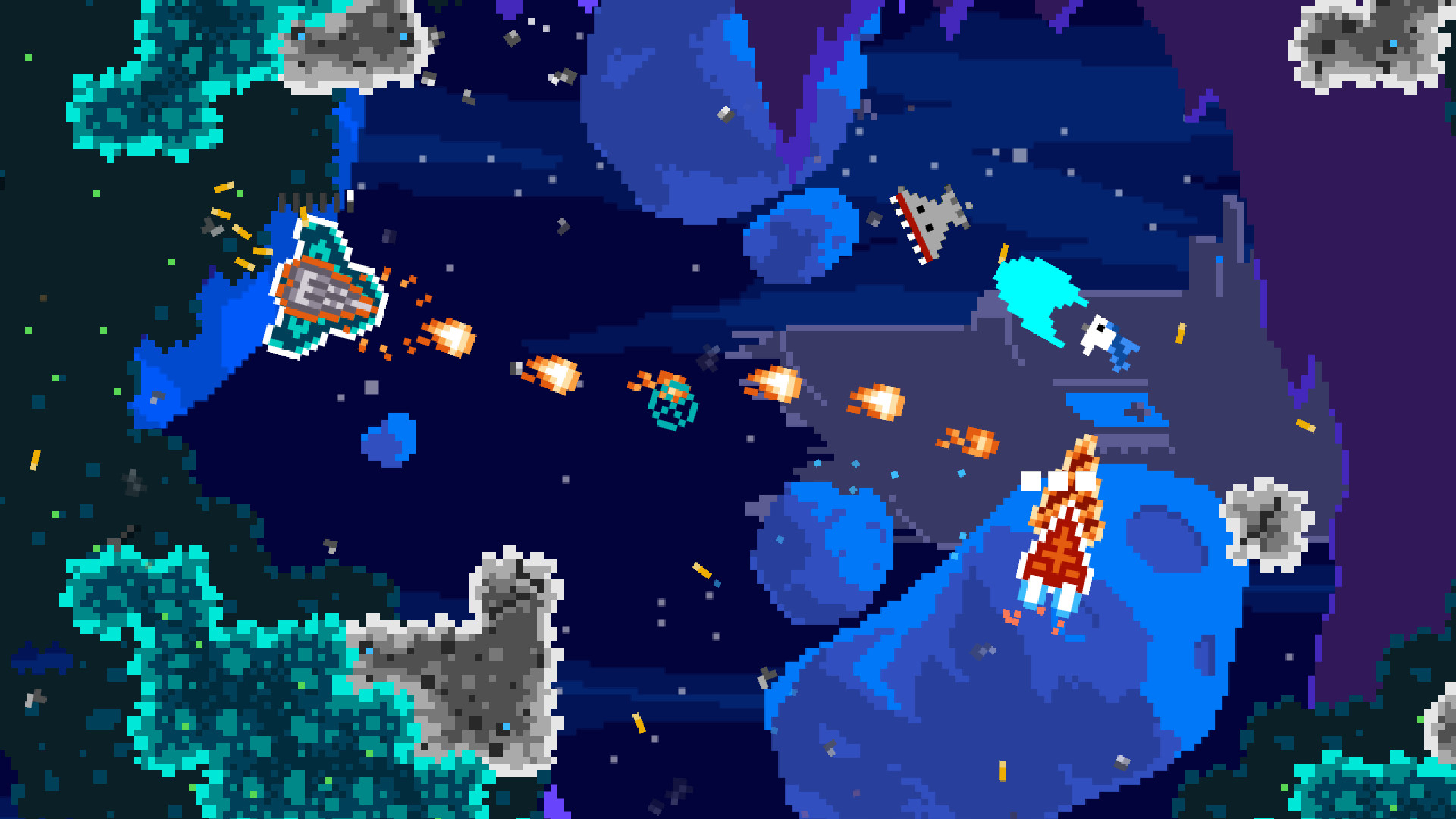 Скриншот из игры Astro Duel 2 под номером 2
