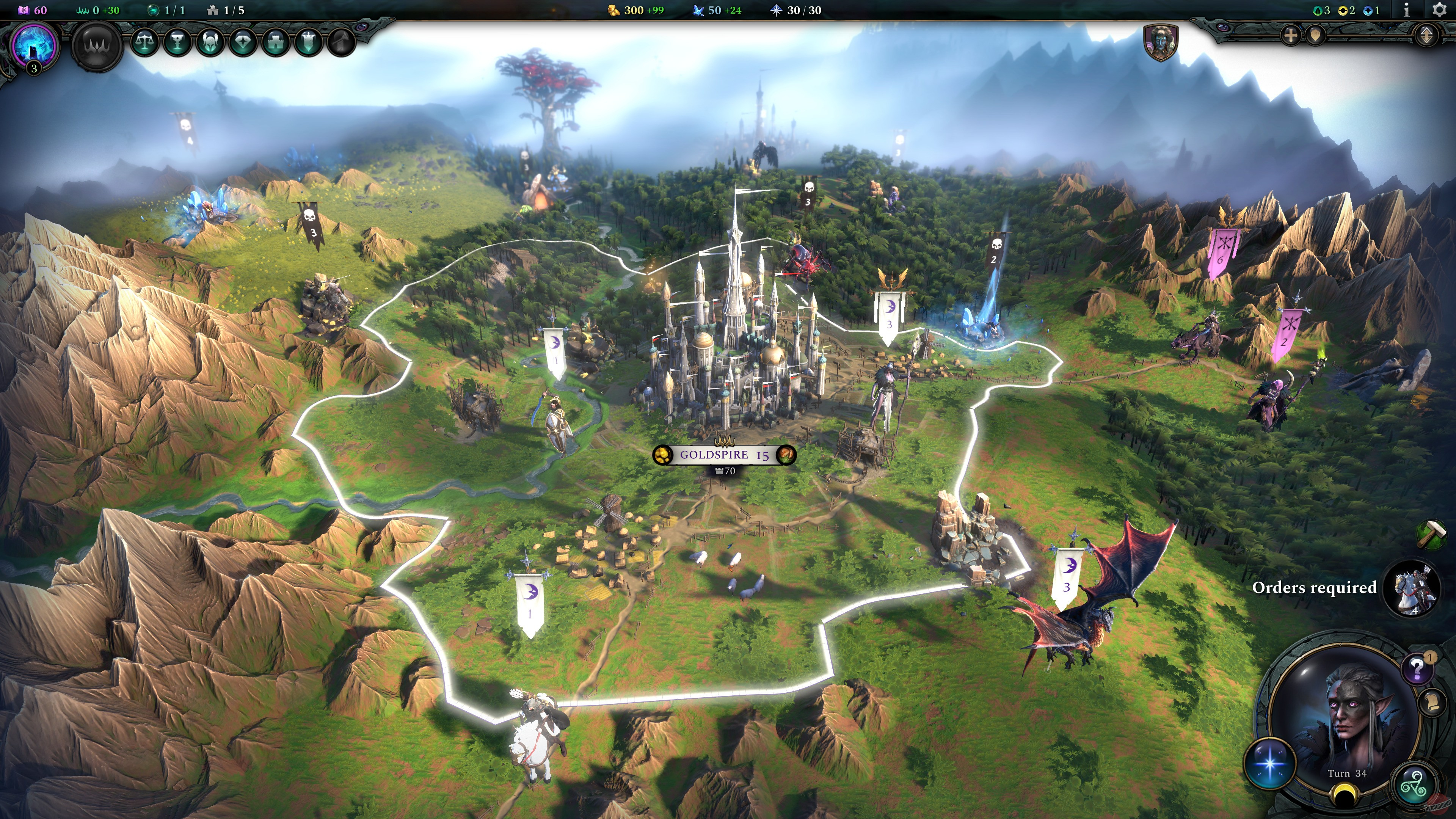 Скриншот из игры Age of Wonders 4: Eldritch Realms под номером 2