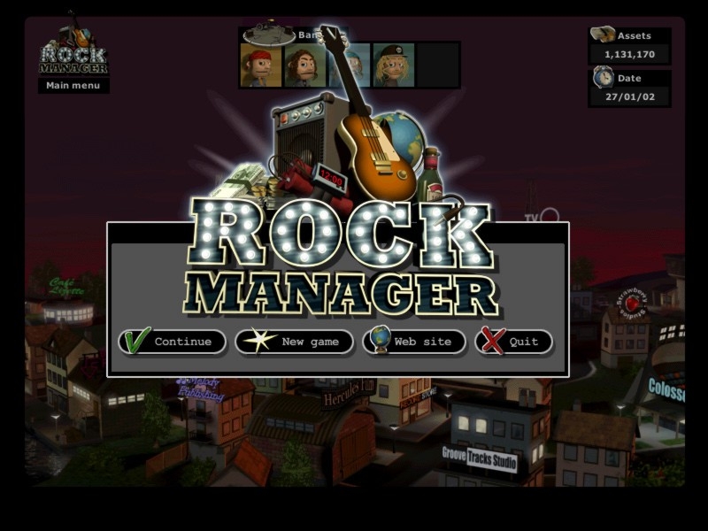 Скриншот из игры Rock Manager под номером 4